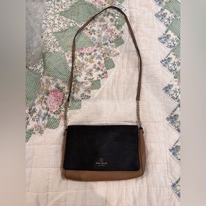 Kate Spade Black/Tan Crossbody Cameron Bag